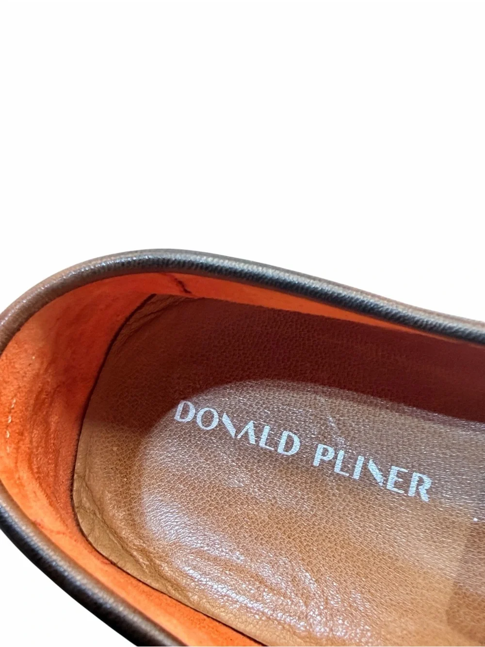Donald Pliner Victor-GW Brown Leather Bit Loafers Men’s 10.5M Made in Brazil